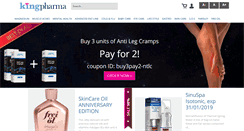 Desktop Screenshot of king-pharma.com