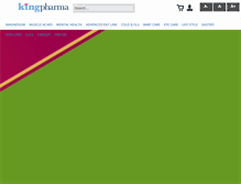 Tablet Screenshot of king-pharma.com